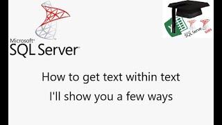 SQL get part of string extract text within string using RIGHT LEFT LEN SUBSTRING CHARINDEX