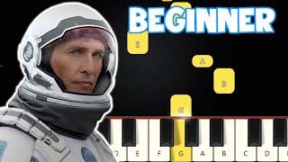 Interstellar - Hans Zimmer  Beginner Piano Tutorial  Easy Piano