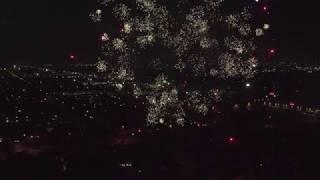 4K July 4th 2020 Fireworks Los Angeles Drone Footage with Real Sound  DJI MAVIC 2 PRO