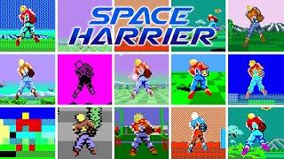 Space Harrier - Versions Comparison HD 60 FPS