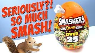 SMASHERS Series 3 Epic Dino Egg Over 25 Surprises ZURU