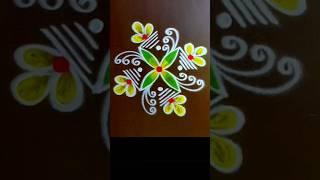 excellent small muggulu design #shorts #muggulu #trending #kolam #rangoli