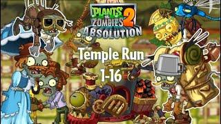 Bucket-Porter Veteran Pilots swinging flags & reversed roles in Lost City 1-16  PvZ 2 Absolution