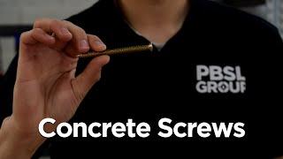 What are Concrete Screws?  Product Showcase