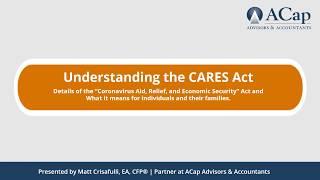 CARES Act for Individuals Explained