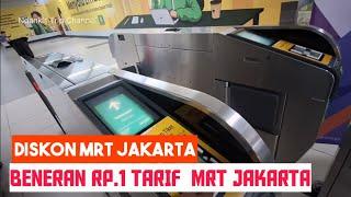 CUMA 1 RUPIAH NAIK MRT TRANSJAKARTA DAN LRT JAKARTA