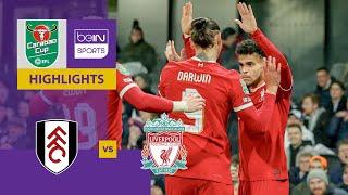 Fulham v Liverpool  Carabao Cup 2324  Match Highlights