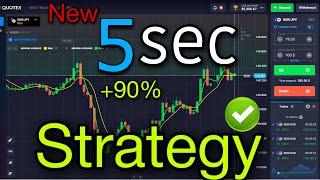 5 sec strategy  pocket option  98% win ratio in OTC  simple binary hack trick