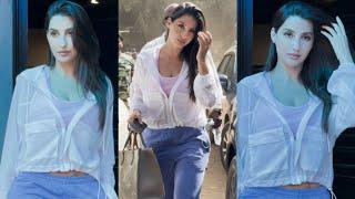 Hai Garmi Nora Fatehi Spotted At Outside Dance Classes In Versova ️