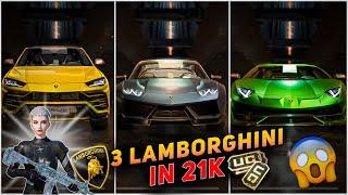 LAMBORGHINI CRATE OPENING ️‍🩹  21K+ UC SPEND   BGMI 