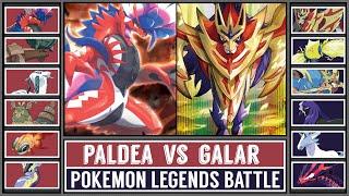 Legendary Pokémon Battle PALDEA LEGENDS vs GALAR LEGENDS