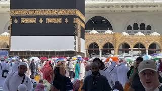 Kaaba live hajj  18 june 2024  hujj update 2024  beautiful view makkah haram  Mr malik makkah