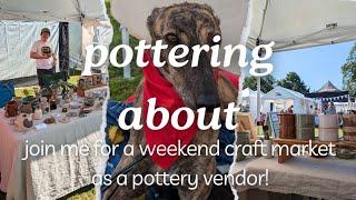 join me for a weekend craft market as a pottery vendor ️ - pottering about #9