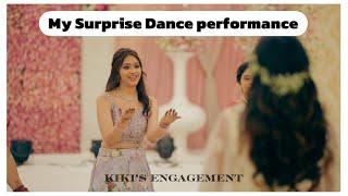 My surprise dance performance at my sisters engagement  Kiki ki engagement @KajalJadhav