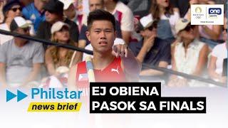 EJ Obiena pasok sa finals ng Mens Pole Vault sa 2024 Paris Olympics