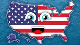 50 States Song - USA States and Capitals Song  Geography Explained by KidsLearningTube