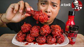 ASMR AYAM CRISPY PEDAS KFC + 1 BOTOL SAMYANG & BONCABE MAX END MUKBANG AYAM KFC SAOS SAMYANG