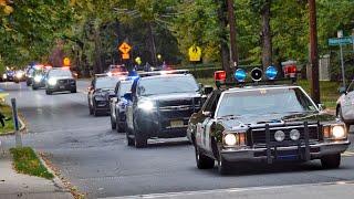 Lights and Sirens Police Car Parade Cranford PD 125th Anniversary 10-23-22