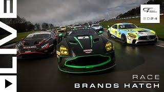 LIVE  Race  Brands Hatch  British GT 2024