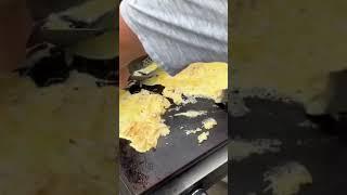 Blackstone griddle egg mess #review #blackstone #griddle #cooking #fail @BlackstoneGriddles #shorts