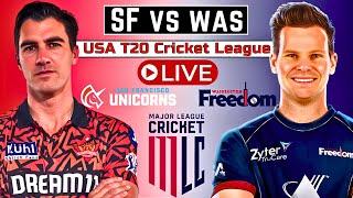 San Francisco vs Washington Freedom Live  Live score and commentary  USA T20 Cricket League 2024