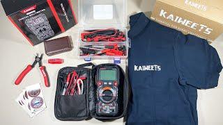 KAIWEETS Tool kit unboxing  HT118E Multimeter  KET05 Multimeter Test Leads