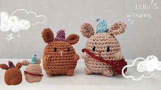 amigurumi little bunny  cara merajut boneka kelinci kecil