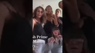 Beautiful #finland ￼#primeminister #Sanna #Marin party video #leaked