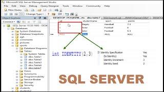 Two ways to create table with AUTO INCREMENT Field in SQL Server