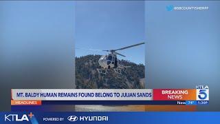 Remains found on Mt. Baldy identified as actor Julian Sands