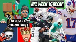 AFC East Roundtable  Bills AFC East Champions Dolphins Gifted Lump of Coal Patriots & Jets LOSE