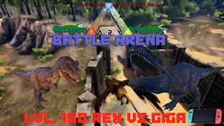 Ark Battle Arena - Giga VS lvl150 Rex - Who Will Win?