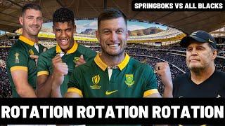 SOUTH AFRICA  SELECTION REACTION  SPRINGBOKS vs ALL BLACKS