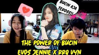 THE POWER OF BUCIN  RRQ VYN x EVOS JENNIE  EVOS CARAMEL SAMA SIAPA ?? MOBILE LEGENDS  PART 1