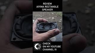 Review Aiyima Midwoofer Rectangle Speaker - Bass Excursions Test