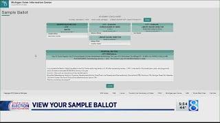 View your election sample ballot