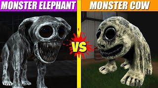 Monster Elephant vs Monster Cow  SPORE