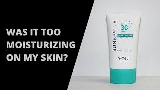 REVIEW  Y.O.U Sunbrella Daily Defense Sunscreen Serum SPF30+ PA+++ on Combination Skin shafiarisa