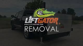 LiftGator Removal less than 5 minutes of the Industry’s Only Removable Pickup Truck Liftgate