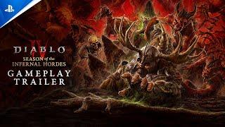 Diablo IV - Season of the Infernal Hordes Gameplay Trailer  PS5 & PS4 Games