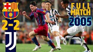 FULL MATCH  The day the world fell in love with Leo Messi  FC Barcelona – Juventus 2005