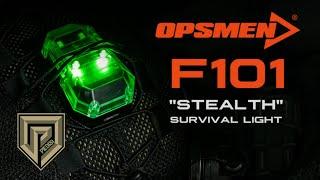 LUZ TACTICA PARA CASCO by OPSMEN  SURVIVAL  LIGHT F101  STEALTH