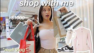 SHOPPING VLOG ️ huge clothing haul back to school essentials buying a new wardrobe + fit inspo