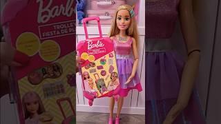 BARBIE Muñeca Grande  Que lleva en la MALETA para FIESTA de PIJAMAS #shorts #barbie #barbiedoll