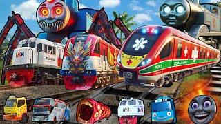 Wadidaw very funny tebak gambar kereta api thomas the train bis tayo truk oleng train eater