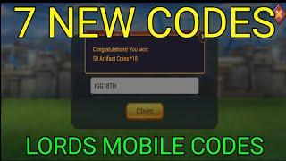 NEW ALL WORKING️ CODES️LORDS MOBILE REDEEM CODES 2024 -CODE LORDS MOBILE - LORDS MOBILE CODES