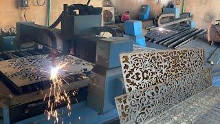 How Doors Design are Made on CNC Plasma Cutting Machine  DIY CNC Plasma Cutter