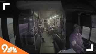 Video shows Colorado bus driver nodding off ahead of multi-car crash