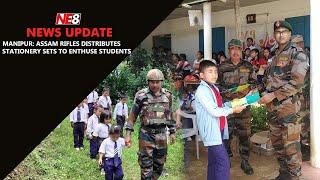 Manipur Assam Rifles distributes stationery sets to enthuse students