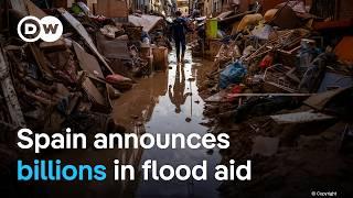 Spanish government promises €10.6 billion in  aid as flood victims call out slow response  DW News